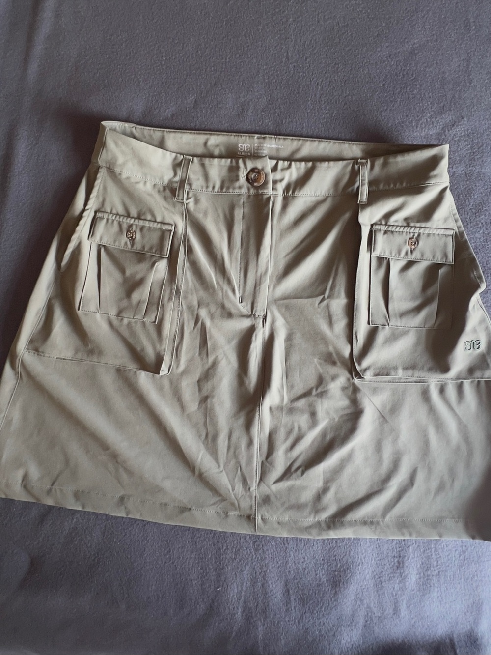 Albion Khaki Cargo Skirt Size Large